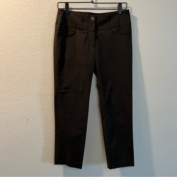 Women’s Maeva brown cropped pants size 40 - Picture 1 of 6